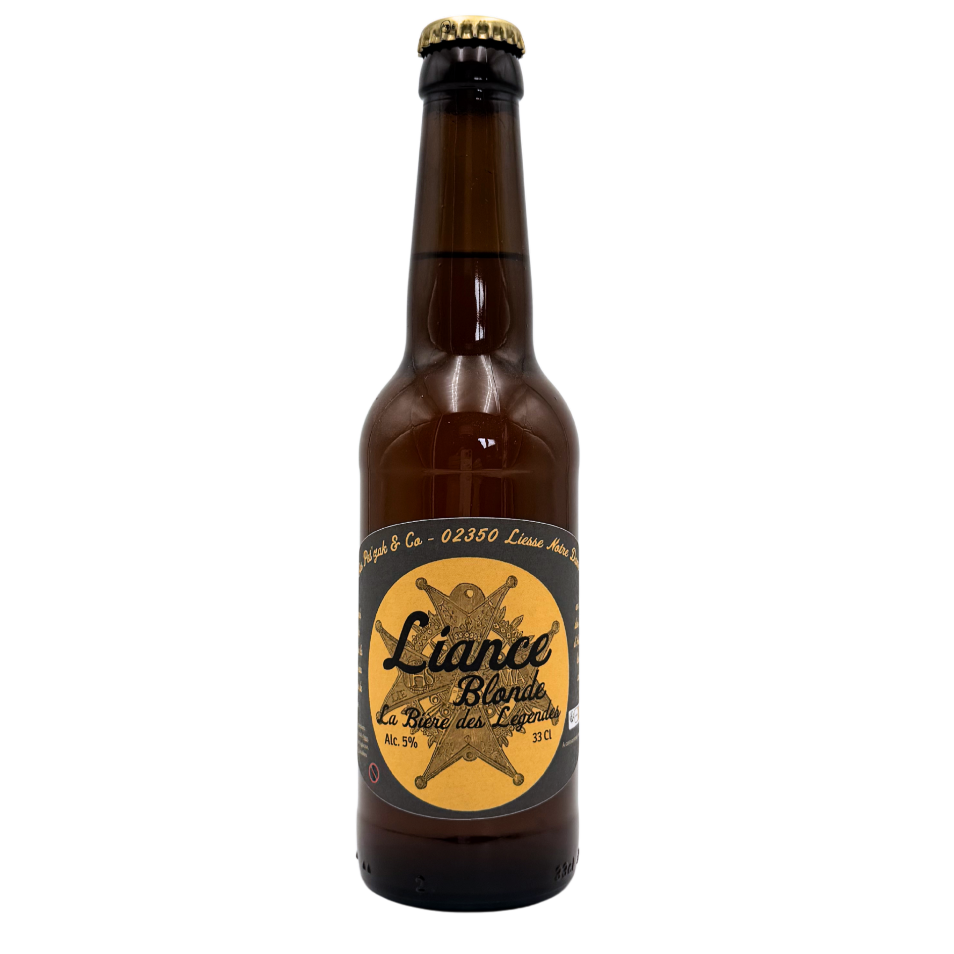 Liance blonde 33cl - Pet'zak - Aisne - Picardie (Copie)