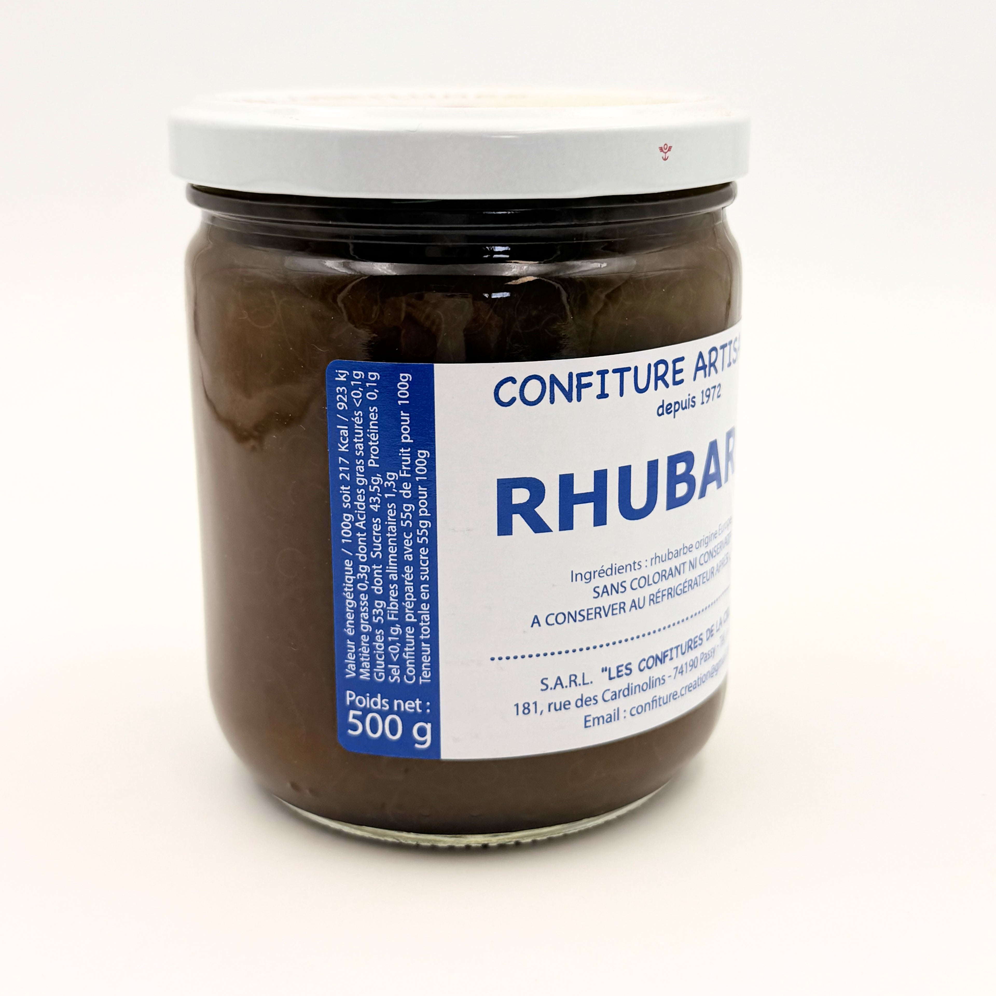 Confiture artisanale Rhubarbe