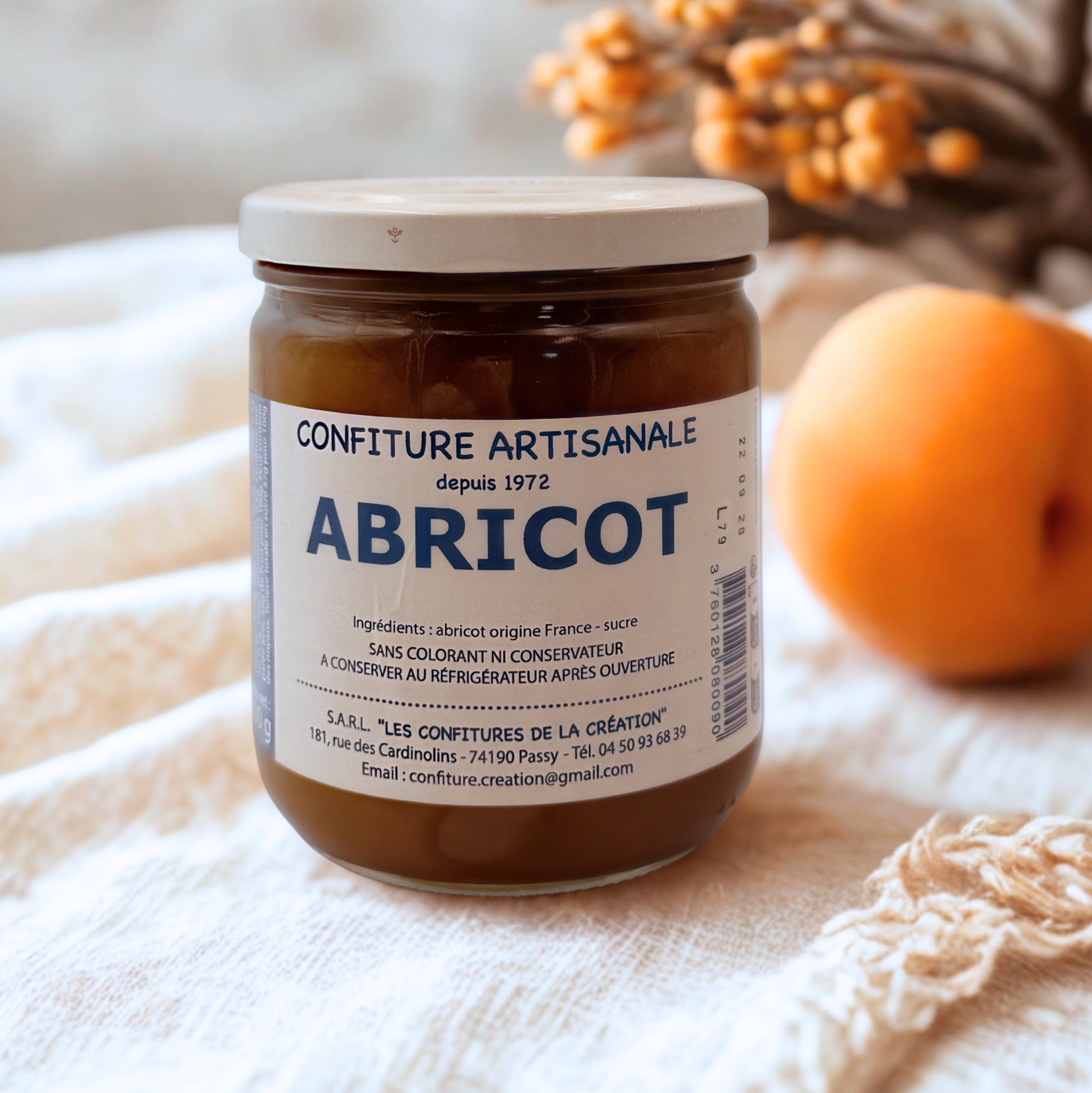 Confiture artisanale Abricot - Haute-Savoie