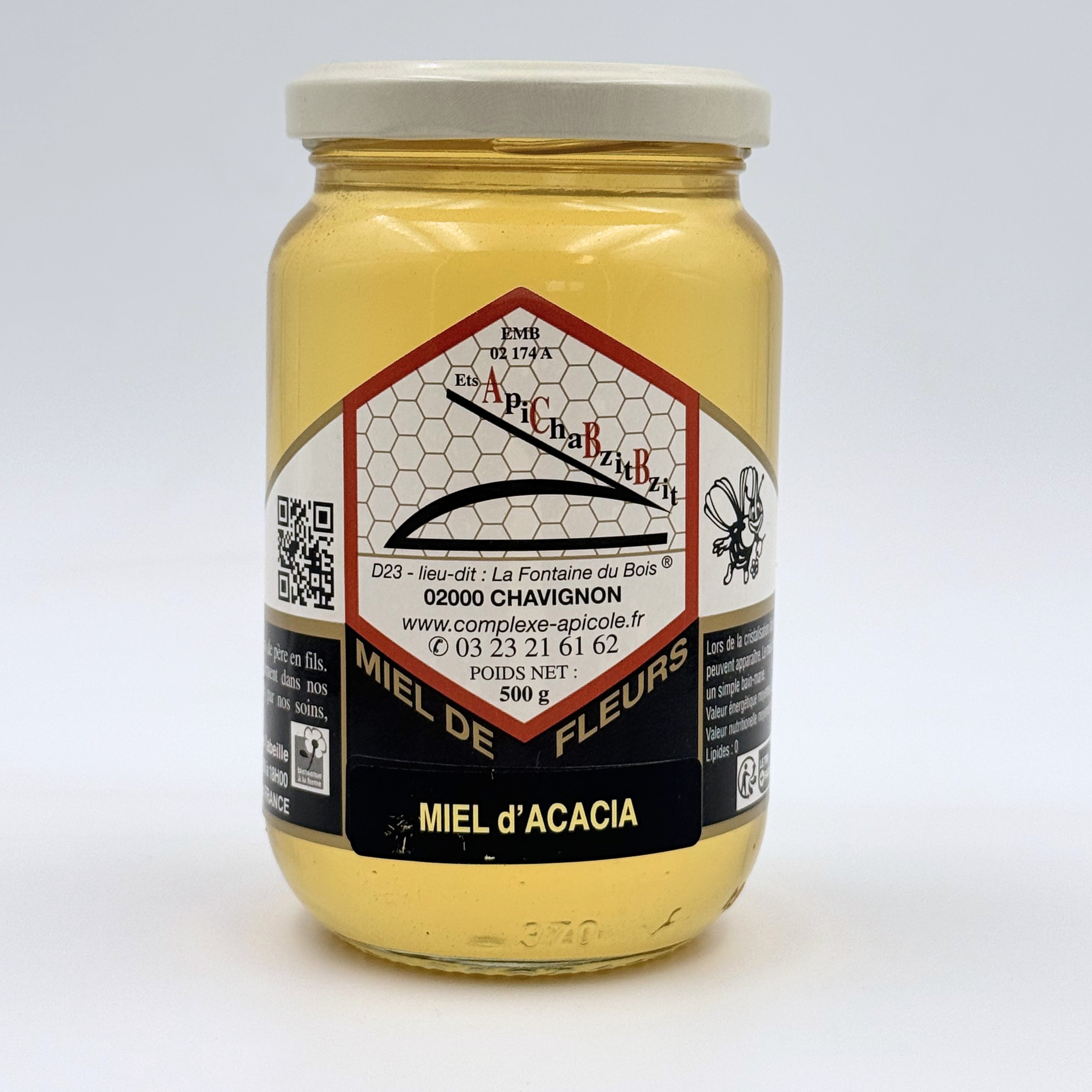 Miel d'Acacia 500g - Aisne Picardie