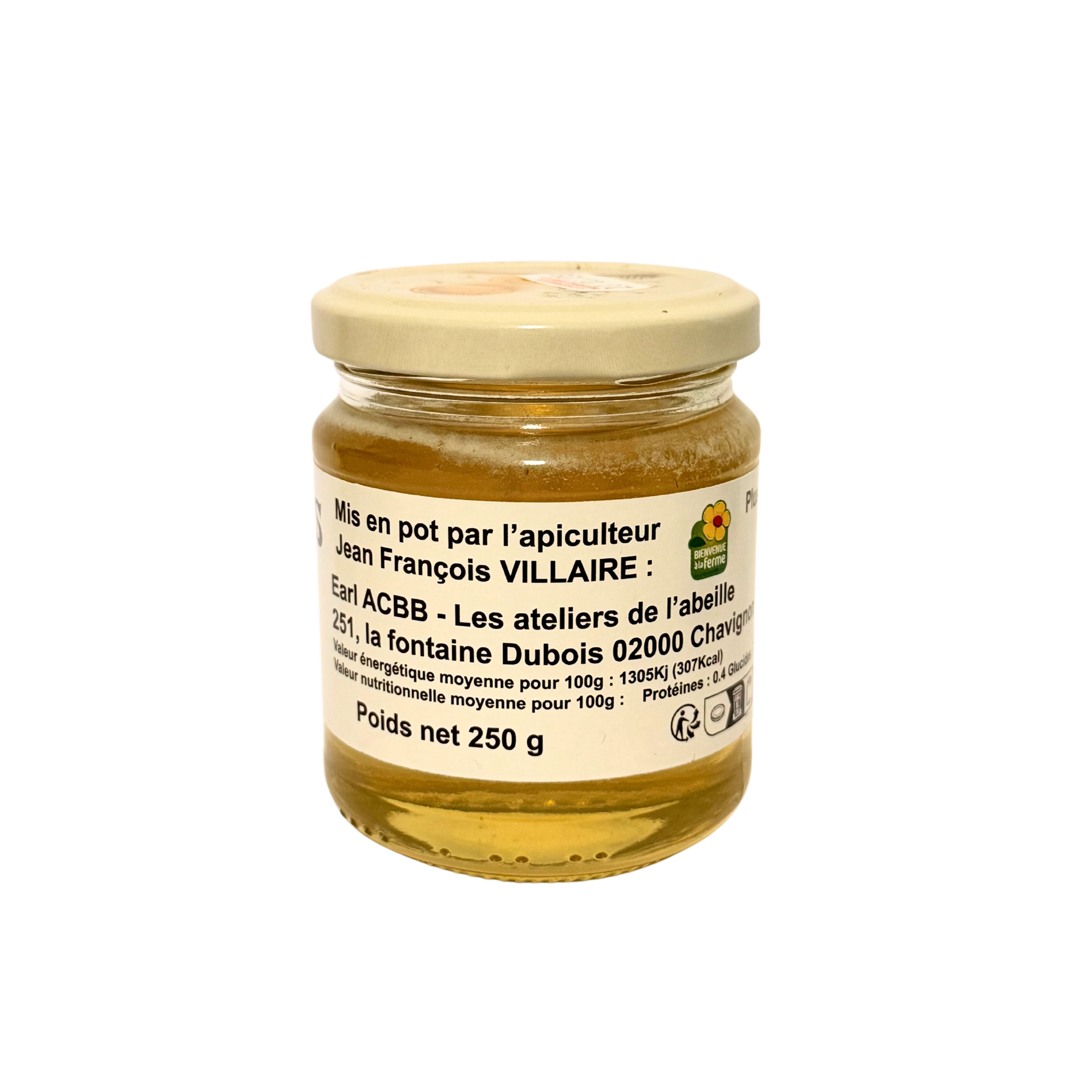 Miel d'Acacia 250g - Aisne Picardie