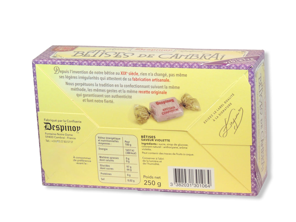 Bêtises de Cambrai 250g Violette - Nord - Hauts de France