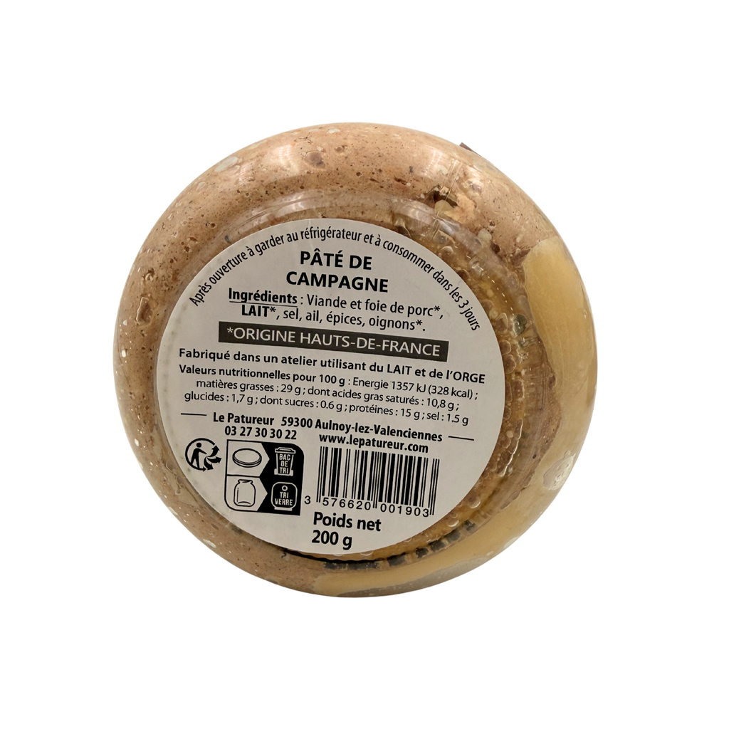 Pâté de Campagne  - Le Patureur - Nord - Hauts de France