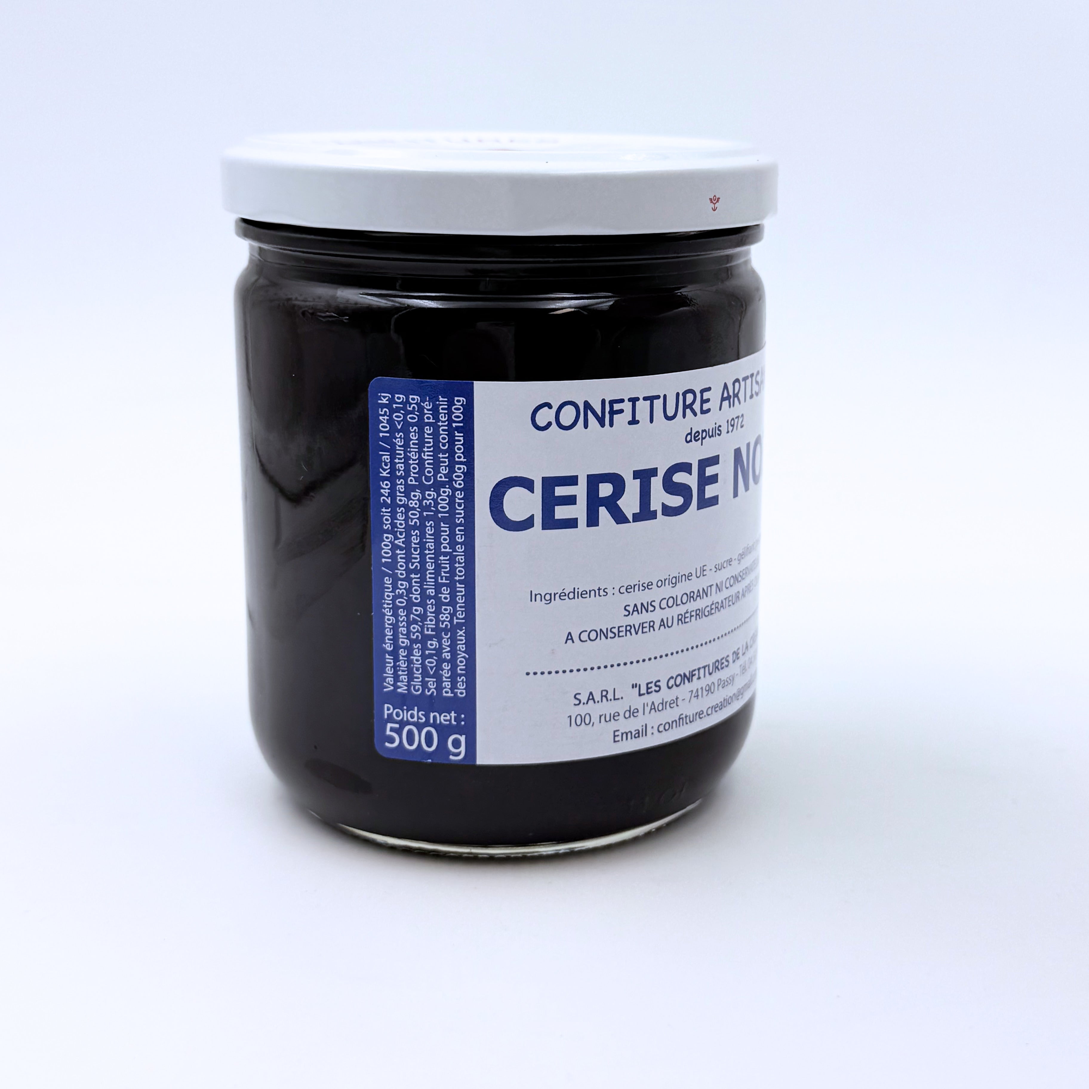 Confiture artisanale Cerise noire - Haute-Savoie