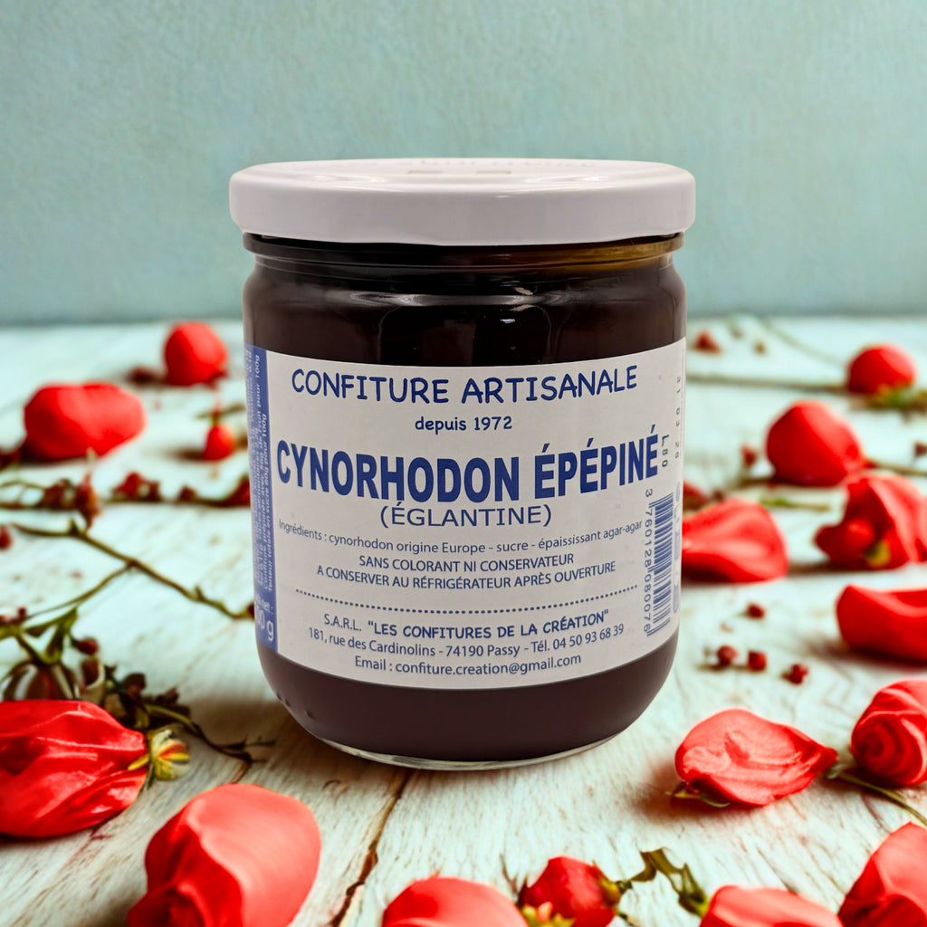 Confiture artisanale Cynorhodon (églantine) - Haute-Savoie