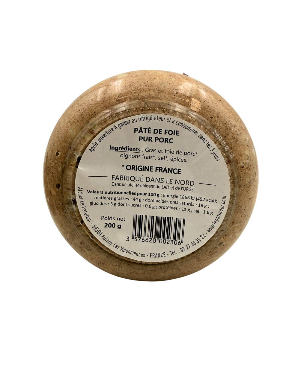 Pâté de Foie pur porc  - Le Patureur - Nord - Hauts de France