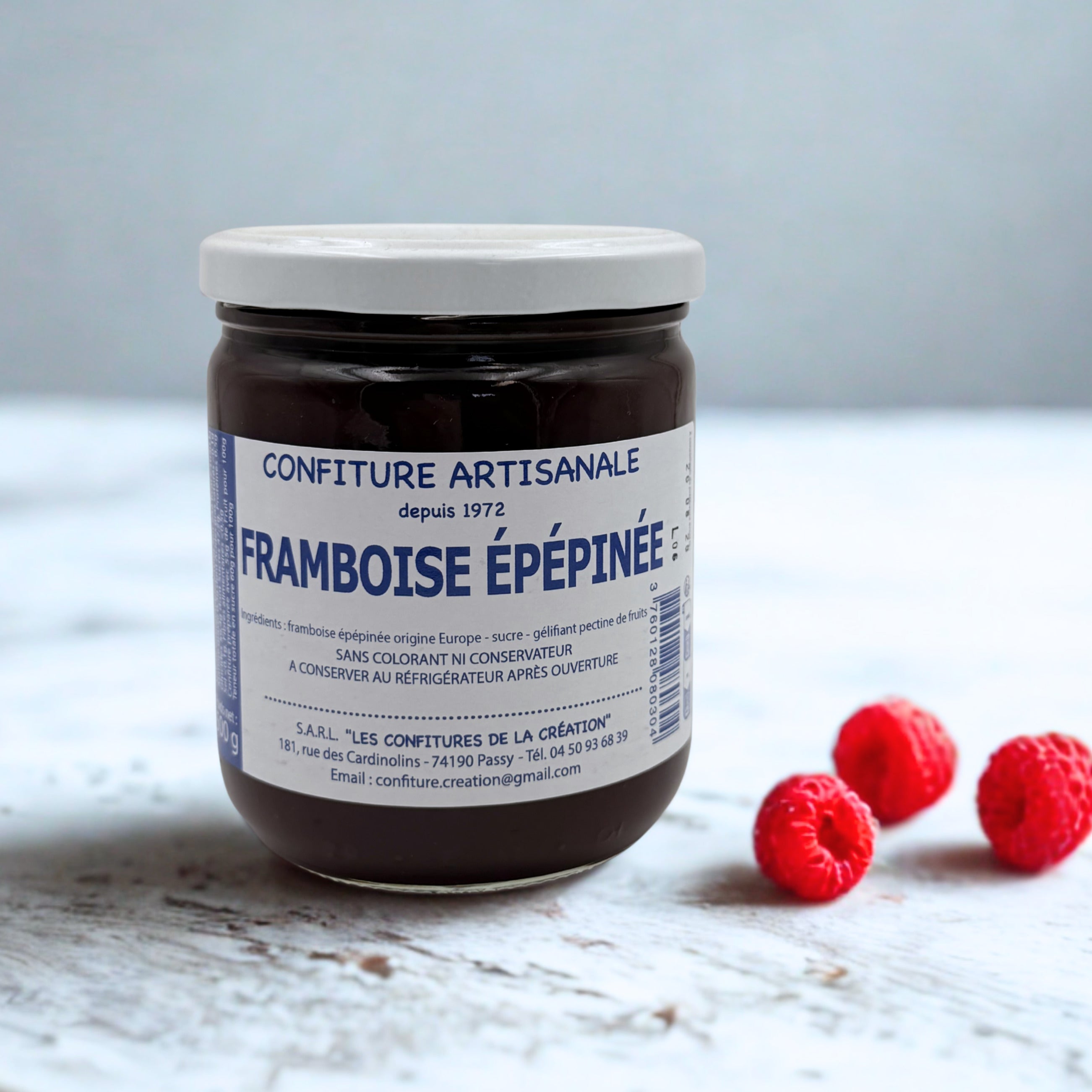 Confiture artisanale Framboise - Haute-Savoie