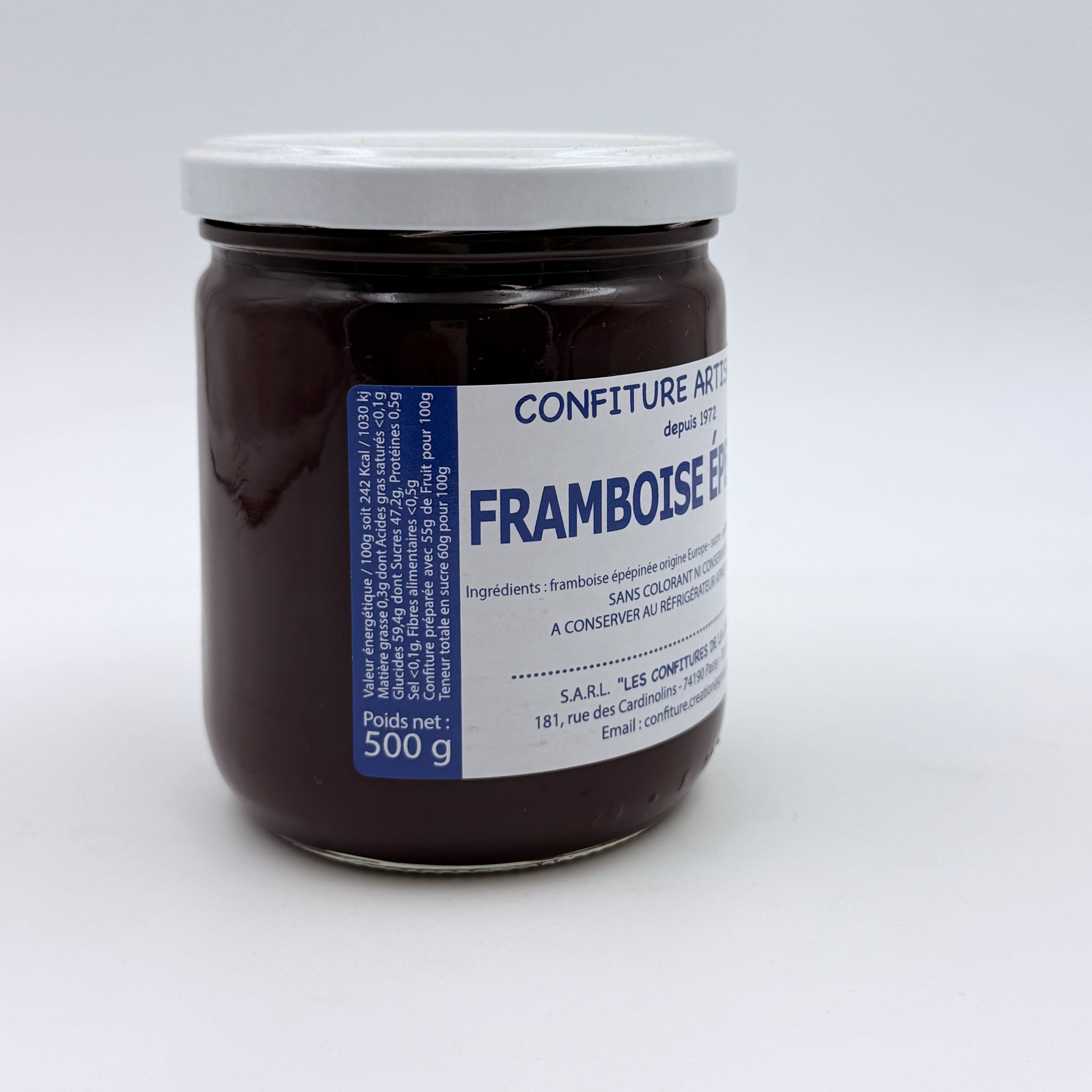 Confiture artisanale Framboise - Haute-Savoie
