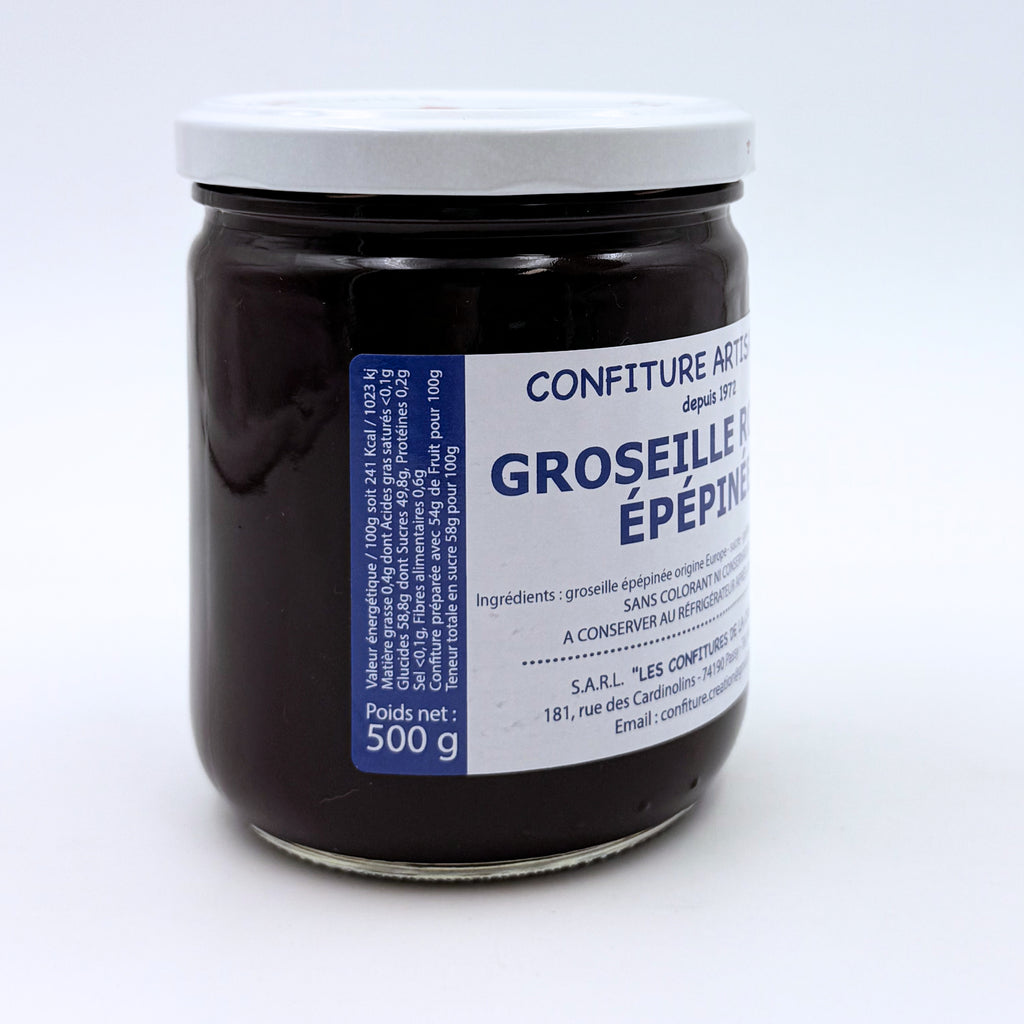 Confiture artisanale Groseille rouge épépinée - Haute-Savoie