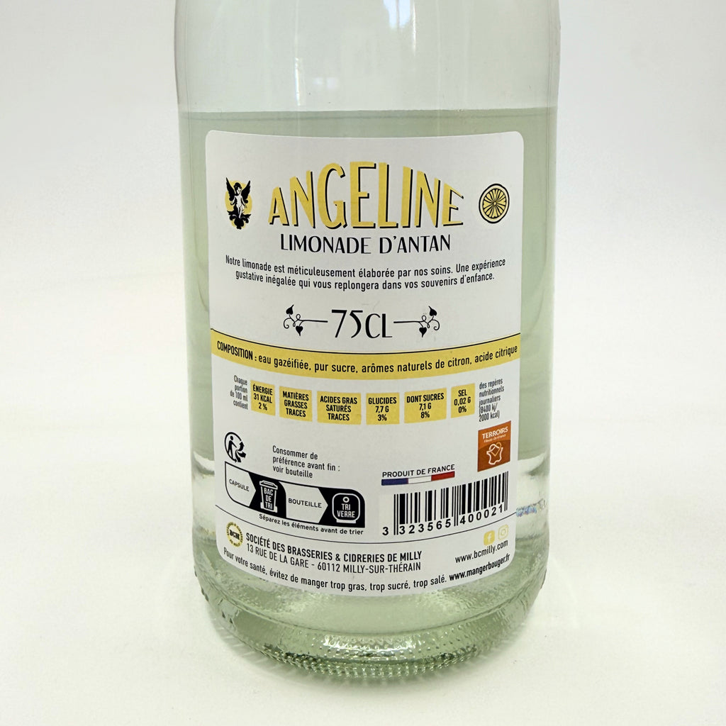 Limonade d'antan Angeline 75cl - Oise - Picardie