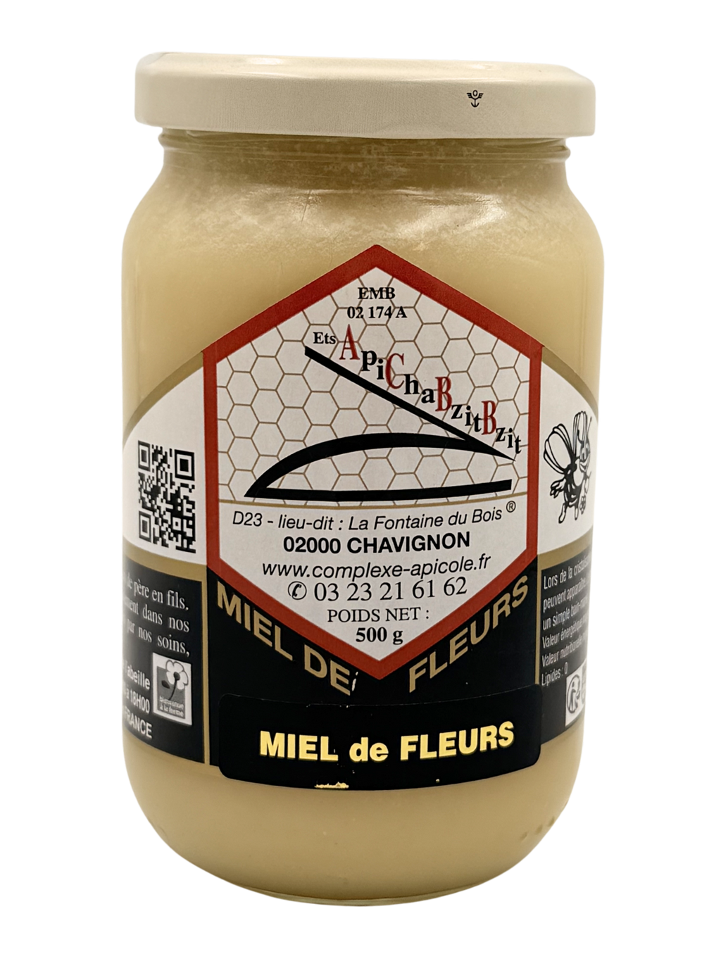 Miel de fleurs 500g - Aisne Picardie