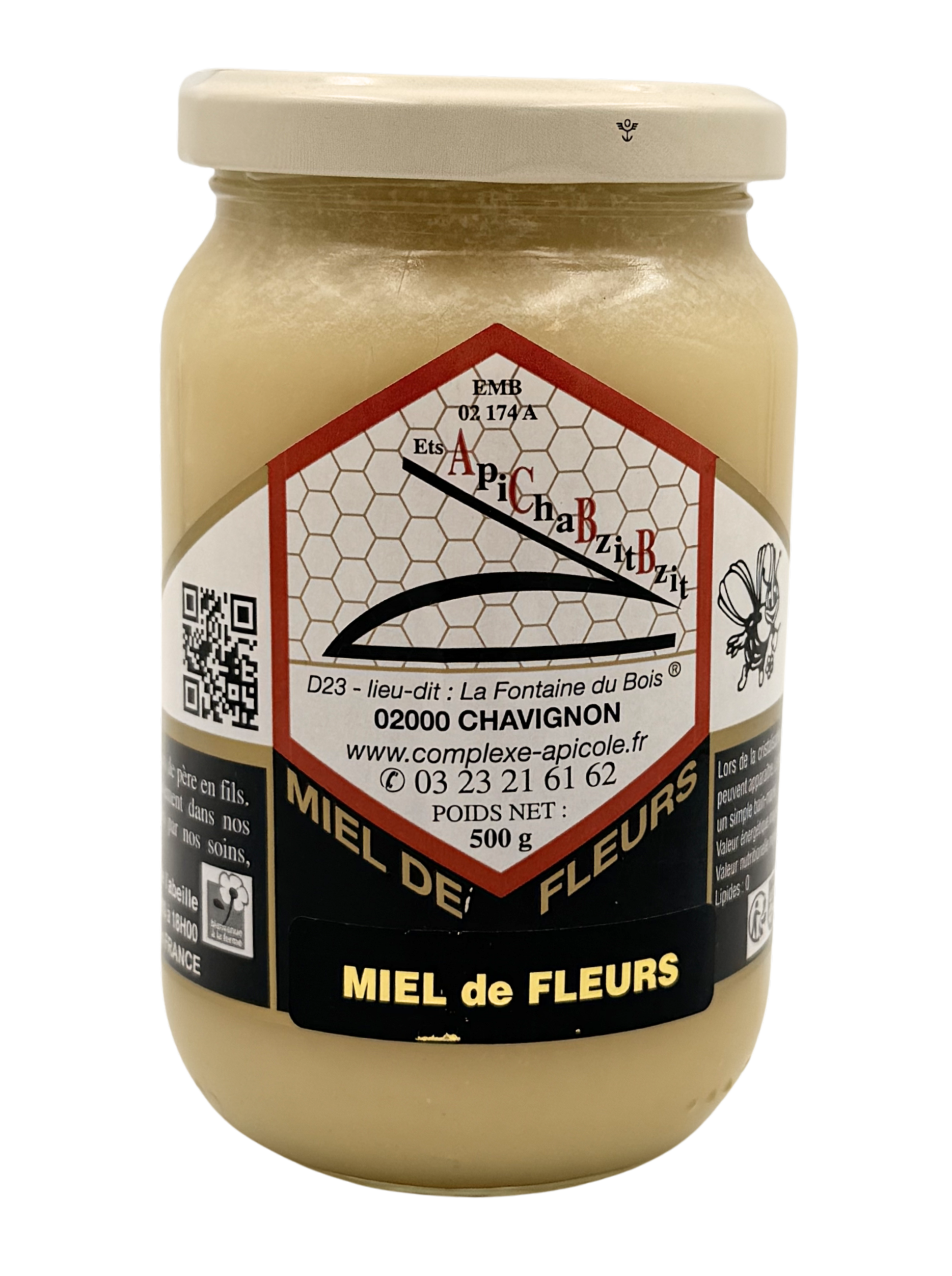 Miel de fleurs 500g - Aisne Picardie