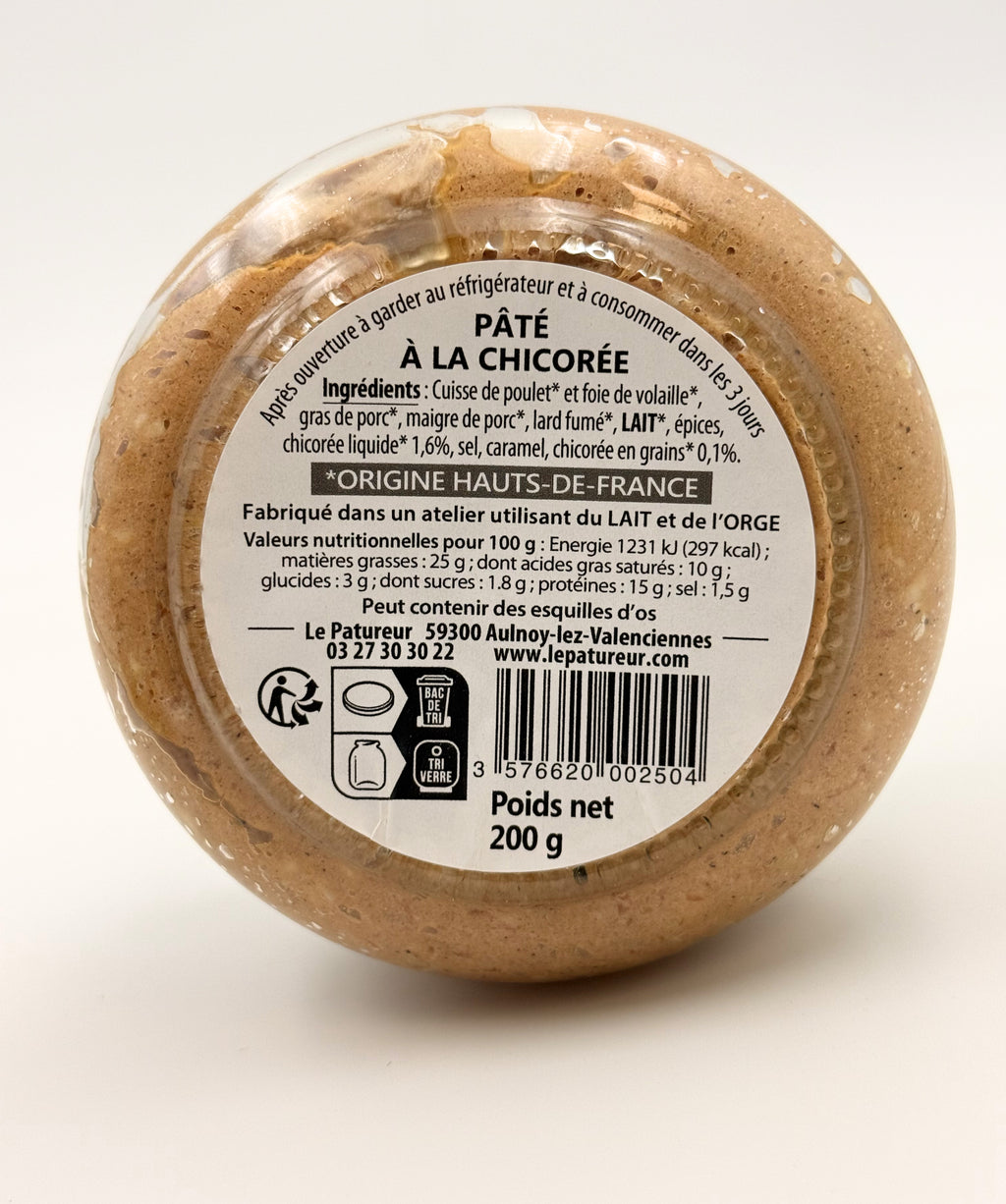 Pâté à la Chicorée - Le Patureur - Nord - Hauts de France