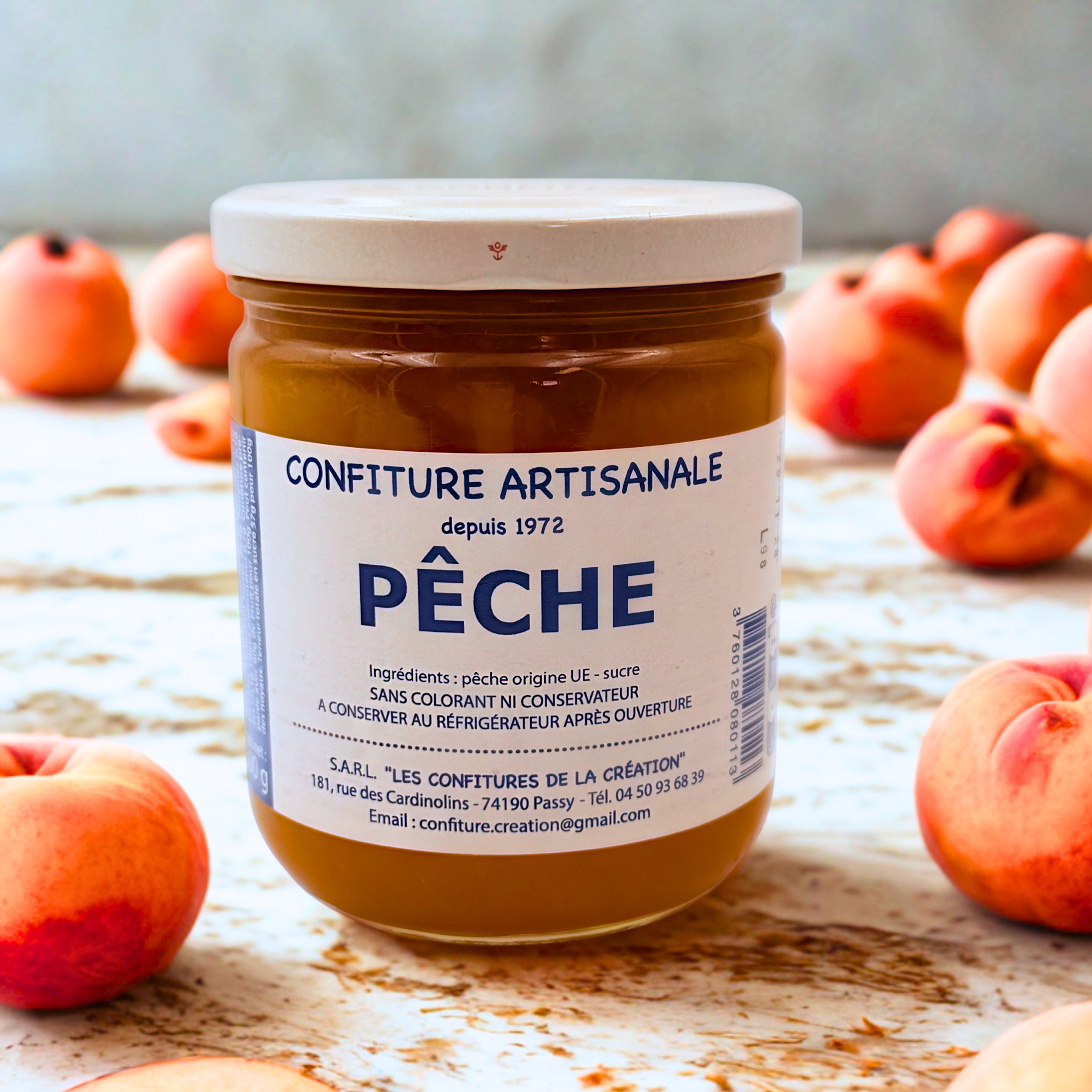 Confiture artisanale Pêche