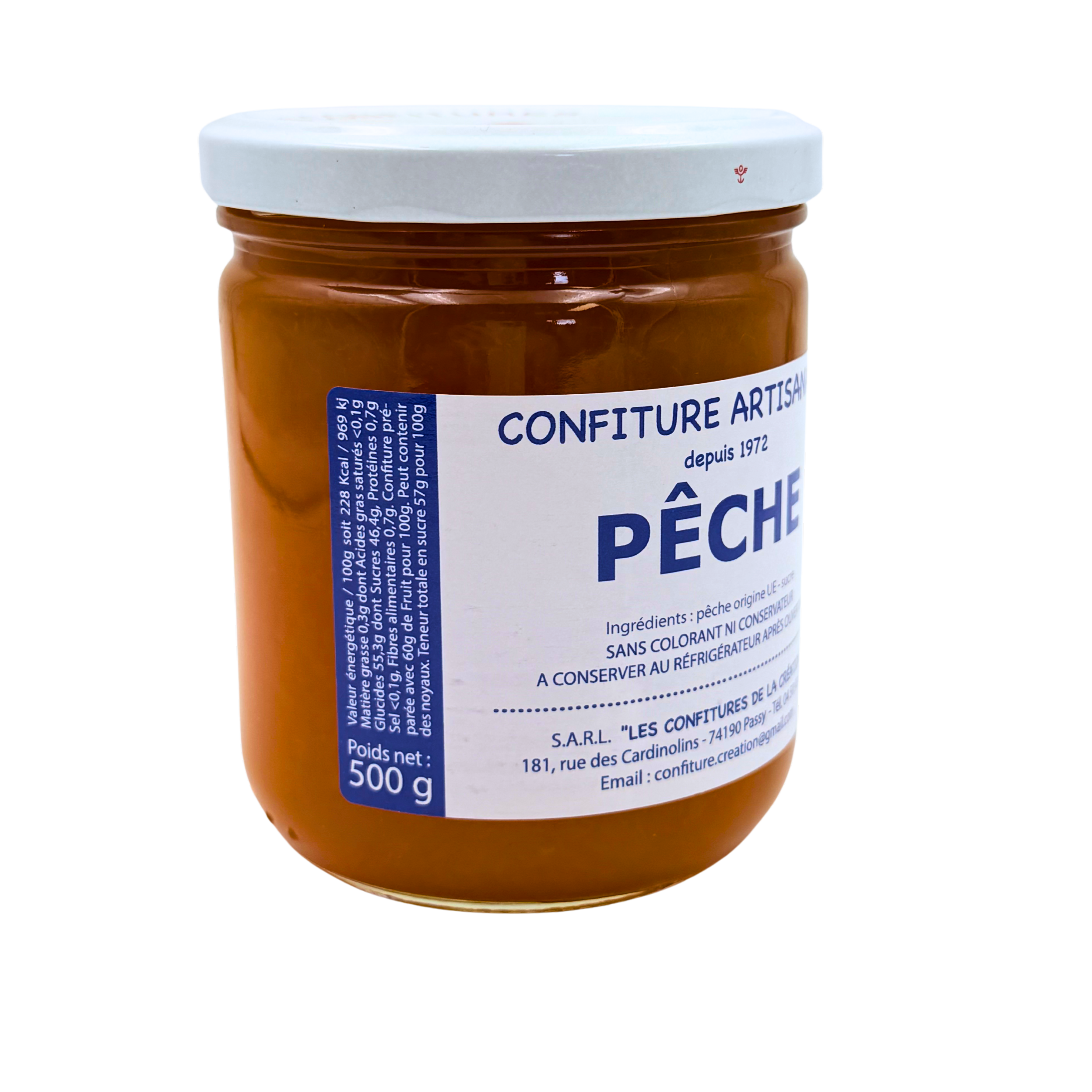 Confiture artisanale Pêche