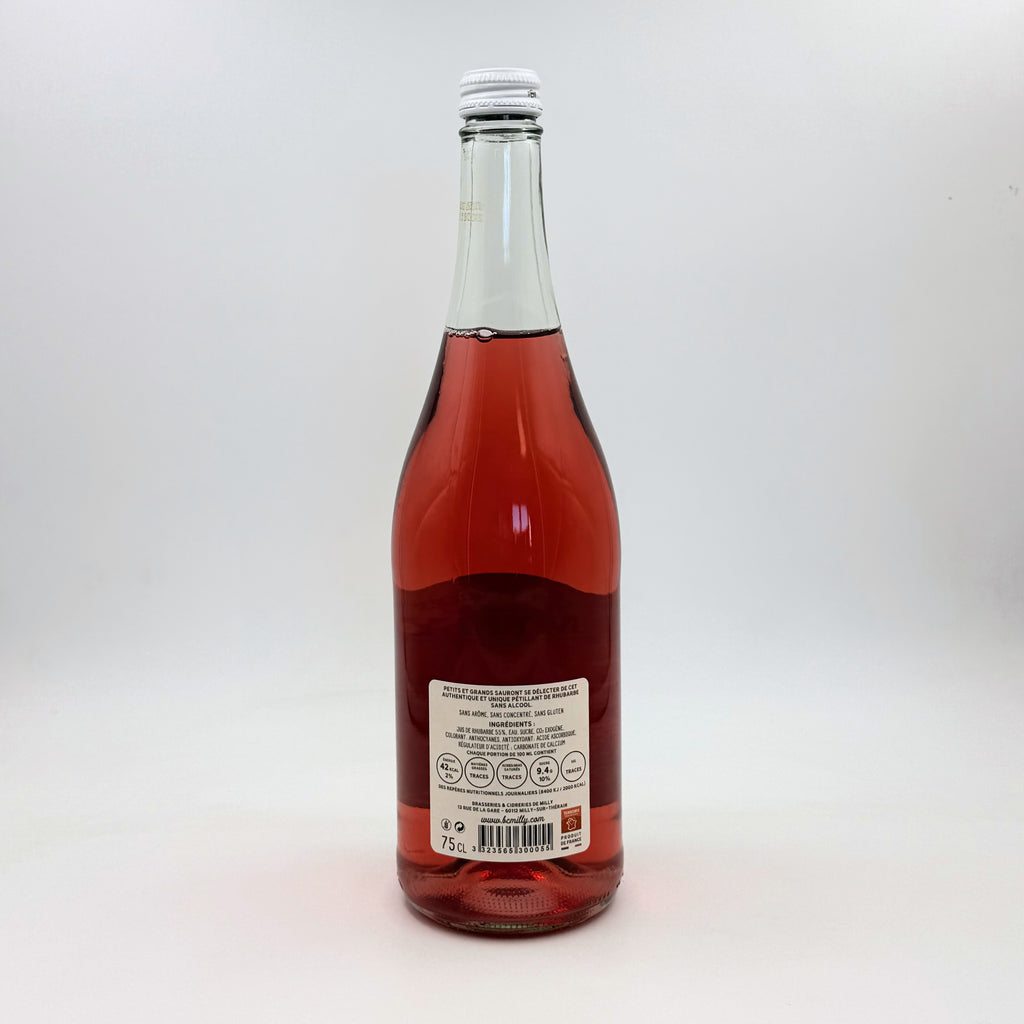 Pétillant de Rhubarbe 75cl - Oise - Picardie