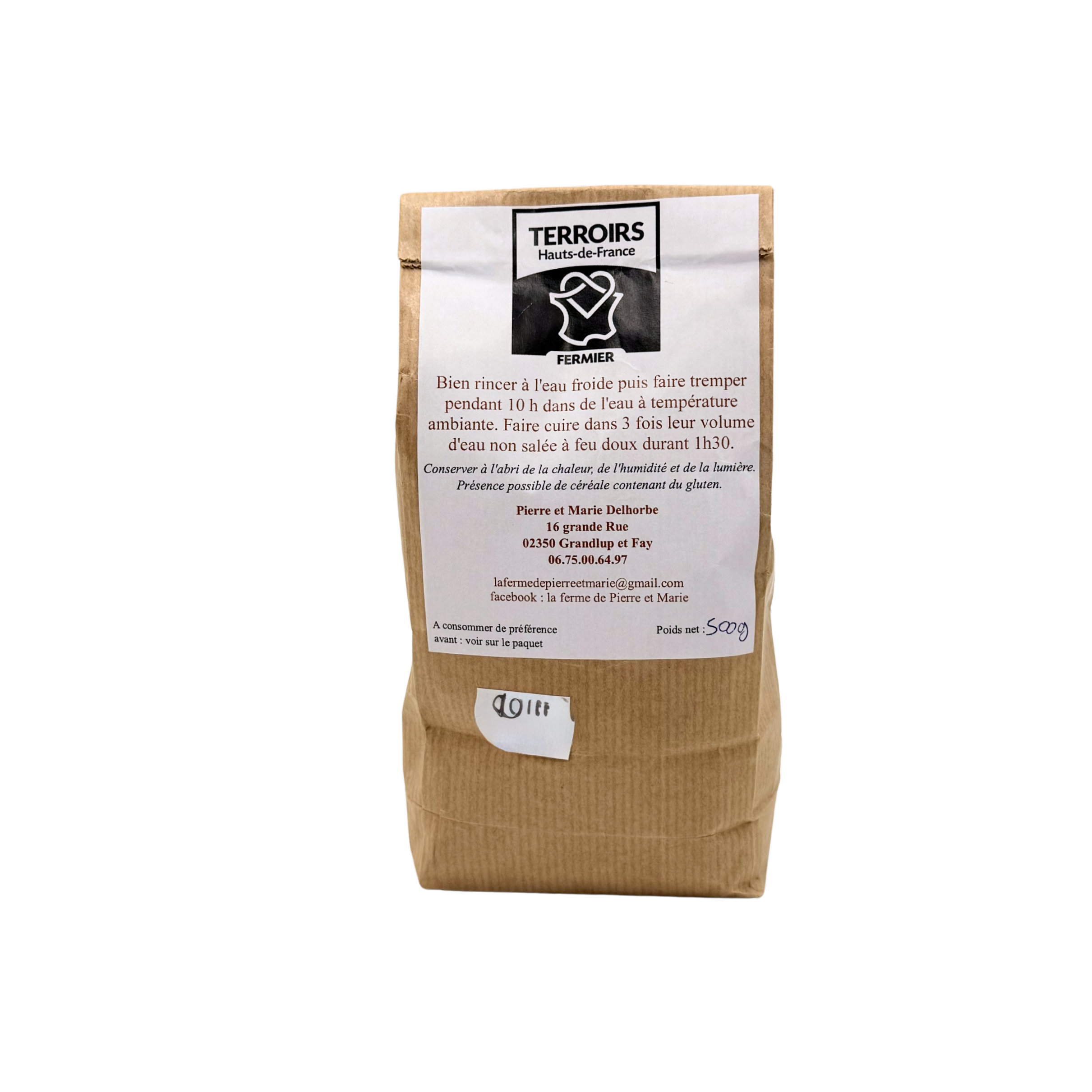 Pois chiches Pierre et Marie 500g - Aisne Picardie