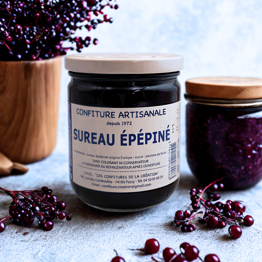 Confiture artisanale Sureau épépiné - Haute-Savoie