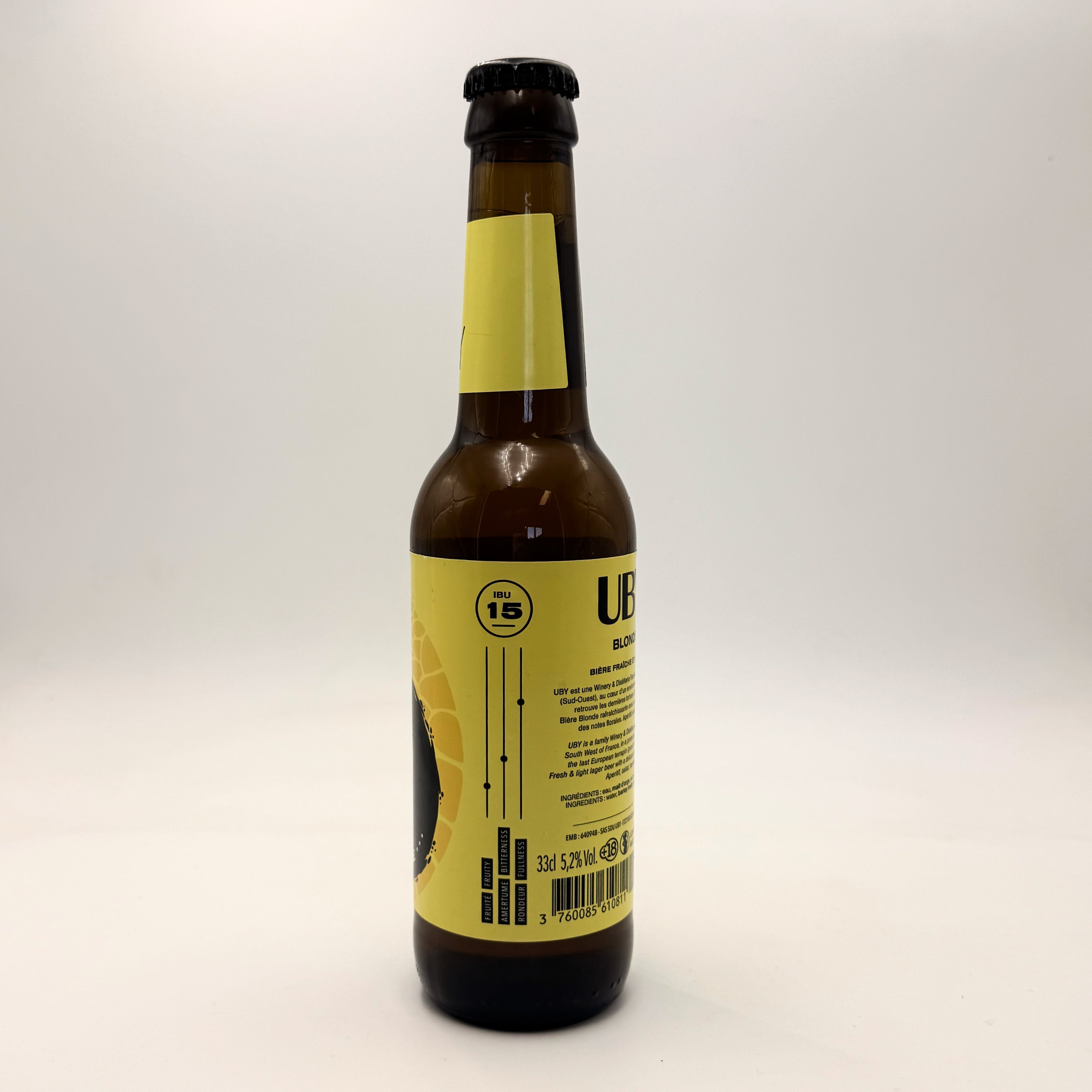 Uby Bière Blonde 33cl -Gers Cazaubon