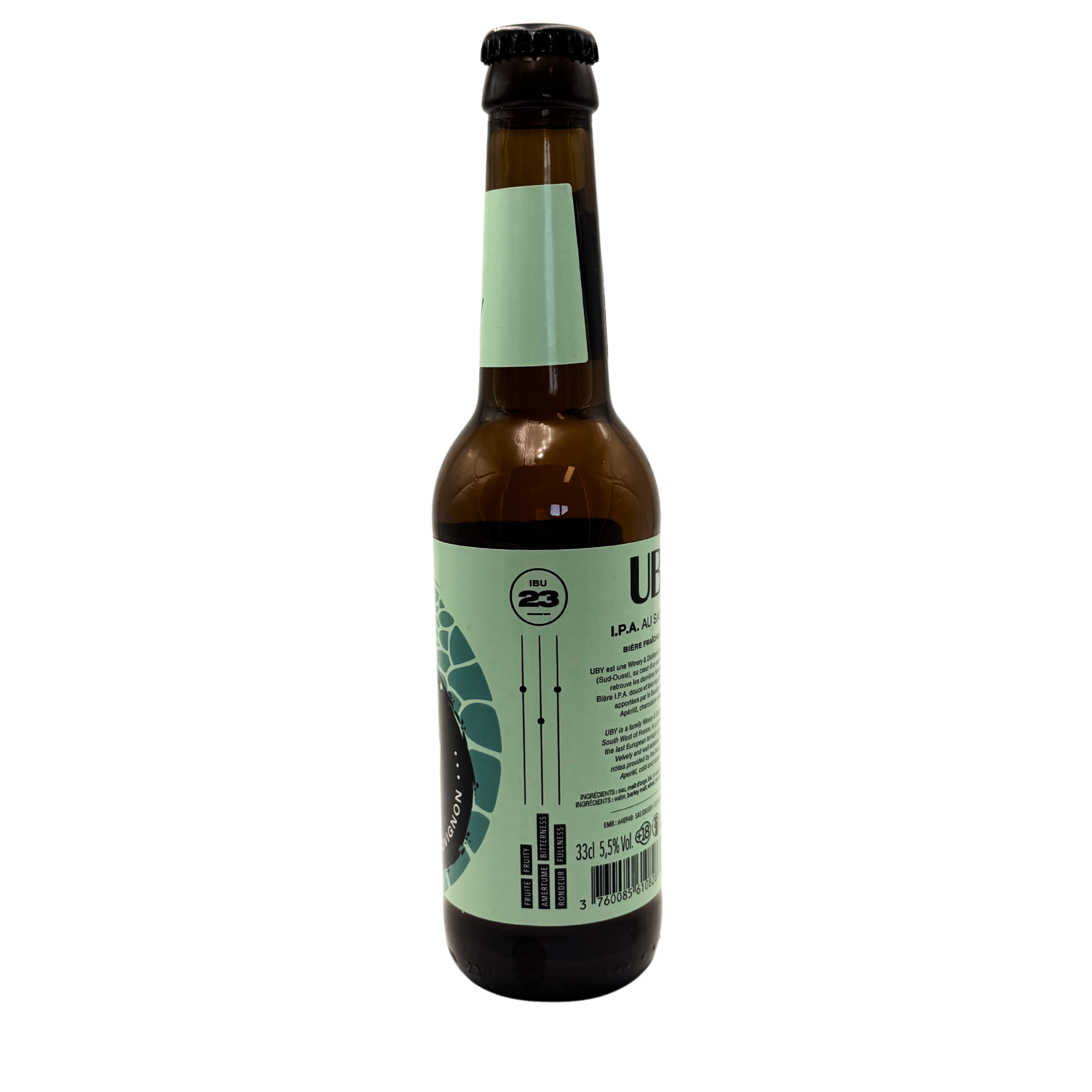 Uby Bière IPA Sauvignon 33cl -Gers - Cazaubon